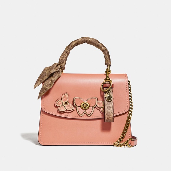 NWT Authentic Coach Calf Leather Parker Satchel Top Handle Bag - Picture 3 of 16